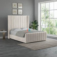 Wingback bed frame in king size