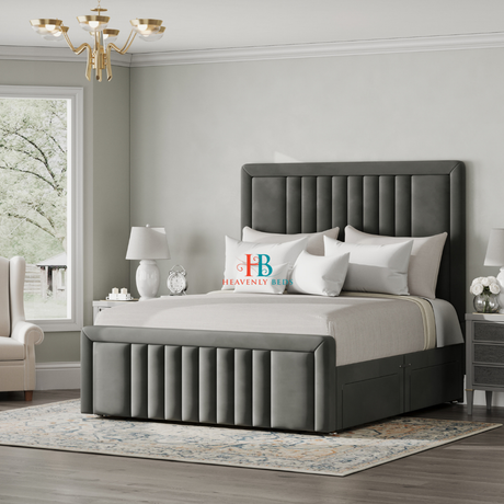 Lucia Divan Drawer Storage Bed With Footboard