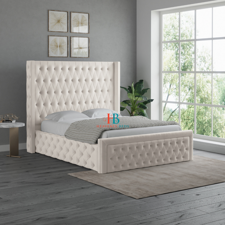 King Size Wingback Bed Frame