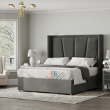 Sandy Wingback Divan Bed with Drawers