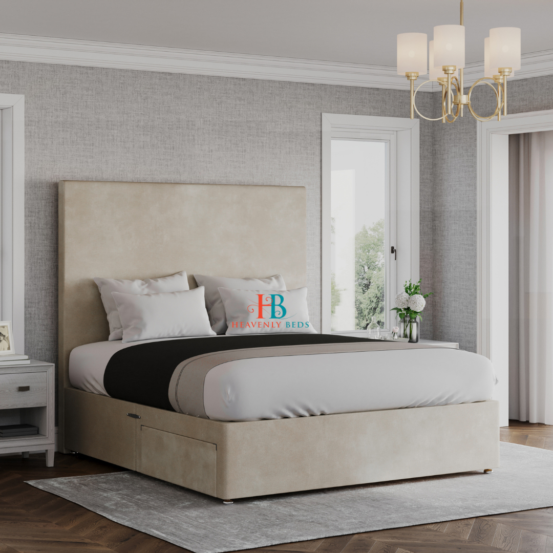 Divan Bed Frame with Drawers + Kingsize bed frame