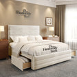 Storage bed with drawers made by Heavenlybeds