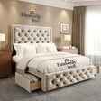 Divan Bed With Drawer Storage - 54" High Headboard