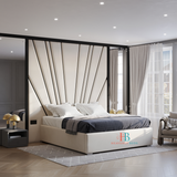 Wall panels bed - super king size bed frame