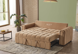 Yalina 3 Seater Sofa Bed + 2 Seater Storage Sofa 3+2 Mink