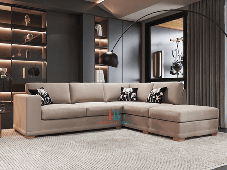 Luxury RHF 2c2 2c1 Corner Sofa 