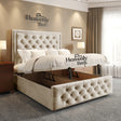Upholstered Ottoman Divan Bed in King Size made by Heavenlybeds